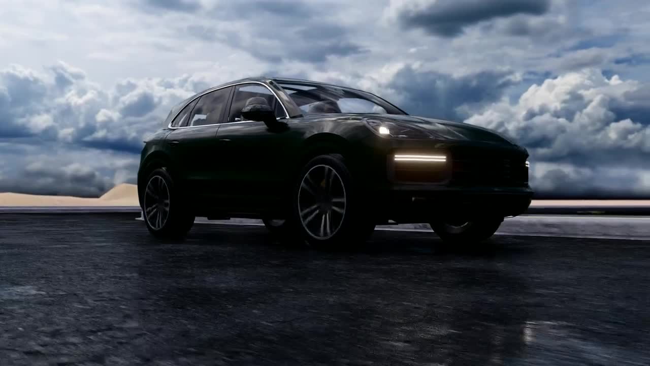 Download Stock Video Black Sports Suv In The Road Live Wallpaper For PC