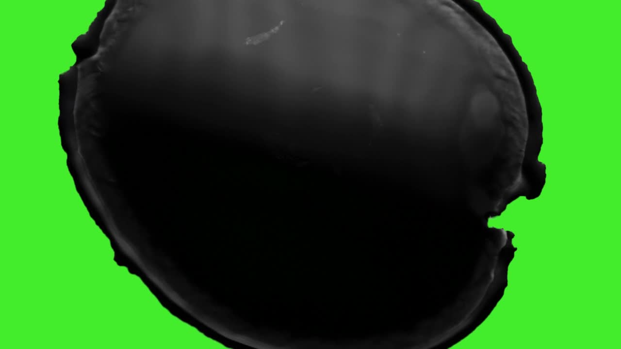 Download Stock Video Black Ink Covering A Green Background Live Wallpaper For PC