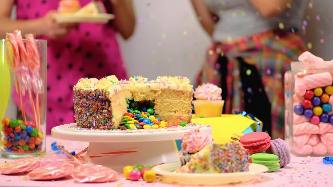 Download Stock Video Birthday Table With Cake And Decorations Live Wallpaper For PC