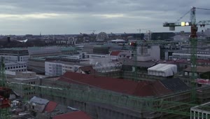 Stock Video Berlin With Some Buildings Under Construction Live Wallpaper For PC
