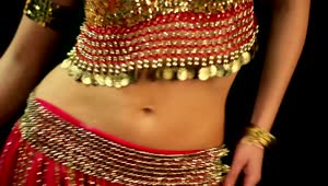 Stock Video Belly Dance In A Red Dress Live Wallpaper For PC