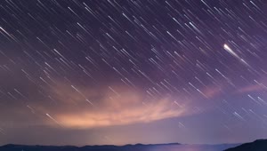 Stock Video Beautiful Time Lapse Of A Starry Sky In The Mountains Live Wallpaper For PC