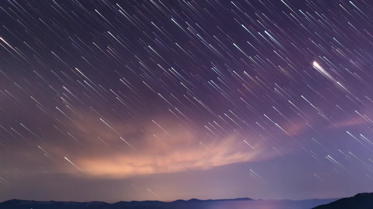 Download Stock Video Beautiful Time Lapse Of A Starry Sky In The Mountains Live Wallpaper For PC