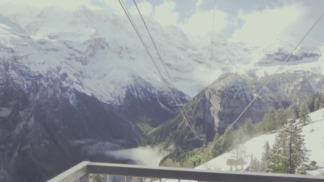 Download Stock Video Beautiful Snowy Mountain Landscape Live Wallpaper For PC