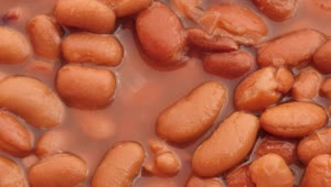 Stock Video Beans Cooked In Water Seen Very Close Live Wallpaper For PC