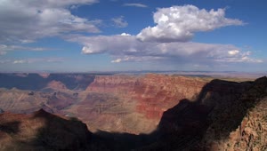 Video Stock Clouds Above The Grand Canyon At Noon Live Wallpaper For PC