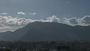 Video Stock Clouds Above A Dark Mountain Live Wallpaper For PC