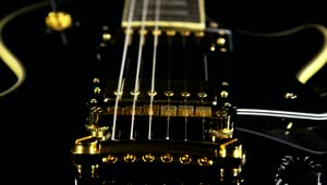Video Stock Closeup Of An Electric Guitar Live Wallpaper For PC