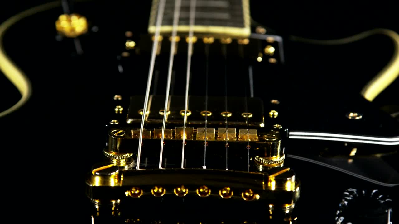 Download Video Stock Closeup Of An Electric Guitar Live Wallpaper For PC