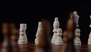 Video Stock Closeup Of A Chess Table Live Wallpaper For PC