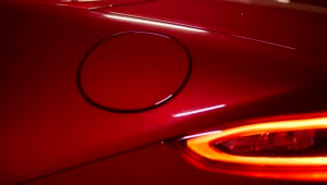 Video Stock Close Up Of Red Sports Car Live Wallpaper For PC
