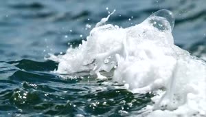 Video Stock Close Up Of A Wave Breaking Live Wallpaper For PC
