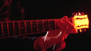 Video Stock Close Up Of A Hand Playing The Guitar Live Wallpaper For PC