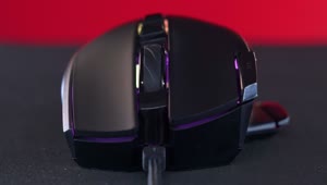 Video Stock Close Up Of A Gaming Mouse With Rgb Lighting Live Wallpaper For PC