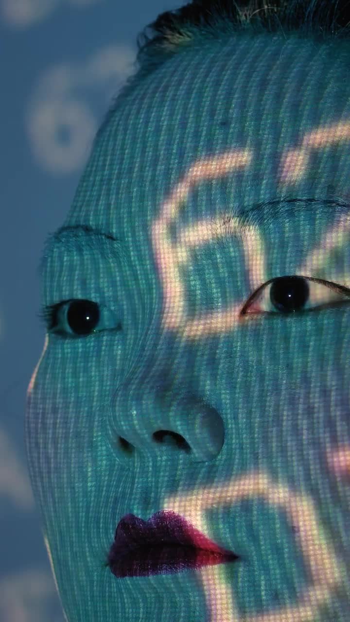 Download Video Stock Close Portrait Of A Cyborg Starting Engine Live Wallpaper For PC