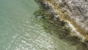 Video Stock Clear Water Below The Cliffs Live Wallpaper For PC