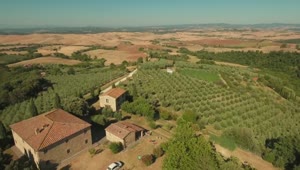 Video Stock Clear Sky Over Tuscany Live Wallpaper For PC