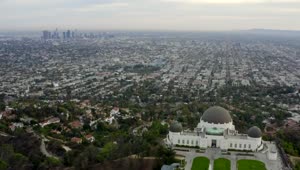 Video Stock City View From The Observatory In Los Angeles Live Wallpaper For PC