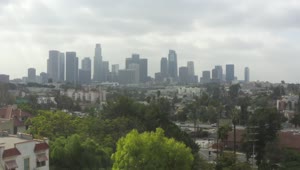 Video Stock City Of Los Angeles California On A Cloudy Day Live Wallpaper For PC