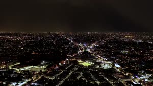 Video Stock City Lights At Night Aerial Shot Live Wallpaper For PC