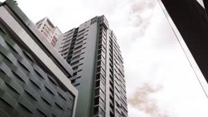 Video Stock City Buildings With Cloudy Sky Live Wallpaper For PC