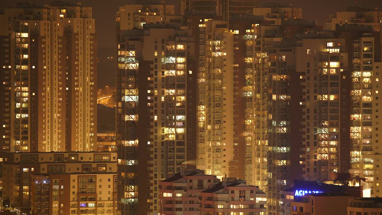 Download Video Stock City Buildings Lights Landscape Live Wallpaper For PC