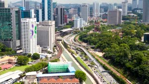 Video Stock City Buildings And Traffic In Kuala Lumpur Live Wallpaper For PC