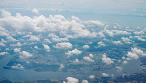 Video Stock City And Clouds From Airplane View Live Wallpaper For PC