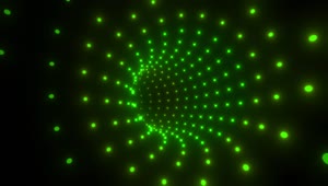 Video Stock Circular Tunnel Of Green Led Lights Live Wallpaper For PC