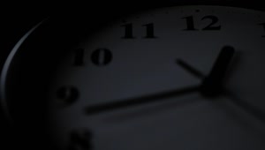 Video Stock Circular Clock A Very Close Shot Illuminated In The Dark Live Wallpaper For PC