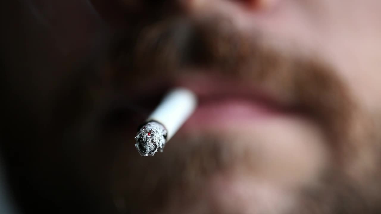 Download Video Stock Cigar Burning While A Man Smokes It Live Wallpaper For PC