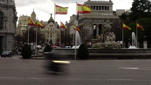 Video Stock Cibeles Fountain During The Day Live Wallpaper For PC