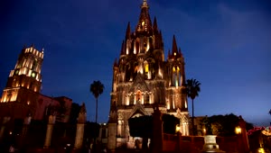 Video Stock Church In The Downtown Of San Miguel De Allende Live Wallpaper For PC