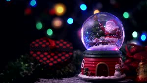 Video Stock Christmas Magic Sphere Live Wallpaper For PC