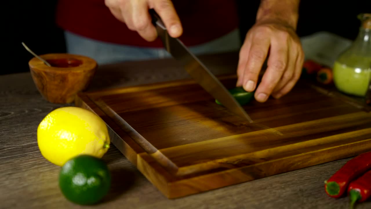 Download Video Stock Chopping Up A Jalapeno Live Wallpaper For PC