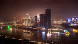 Video Stock Chongqing City Lights And Ferries Traffic Live Wallpaper For PC