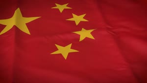 Video Stock Chinese Flag In A Close View Live Wallpaper For PC