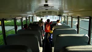 Video Stock Children Walking Off Of The Bus Live Wallpaper For PC