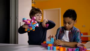 Video Stock Children Playing With Building Blocks Live Wallpaper For PC