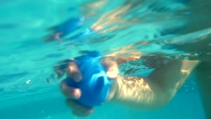 Video Stock Child Playing With A Pool Toy Live Wallpaper For PC