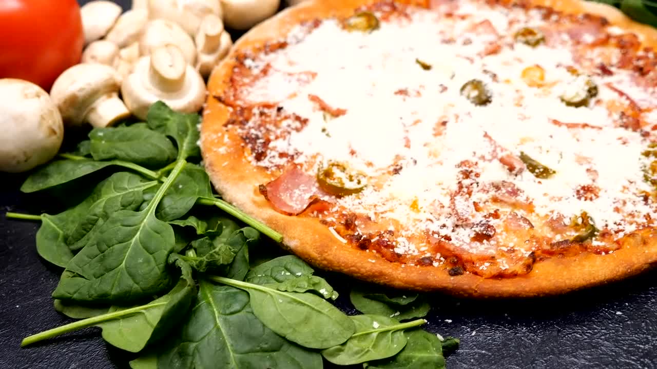 Download Video Stock Cheese And Ham Pizza Live Wallpaper For PC