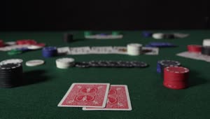 Video Stock Checking Cards During A Poker Game Live Wallpaper For PC