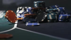Video Stock Casino Chips Falling On The Board Live Wallpaper For PC