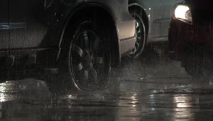 Video Stock Cars Parking In The Rain Live Wallpaper For PC
