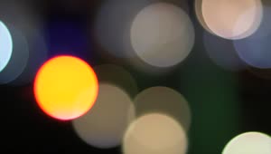 Video Stock Cars Lights Bokeh During The Night Live Wallpaper For PC