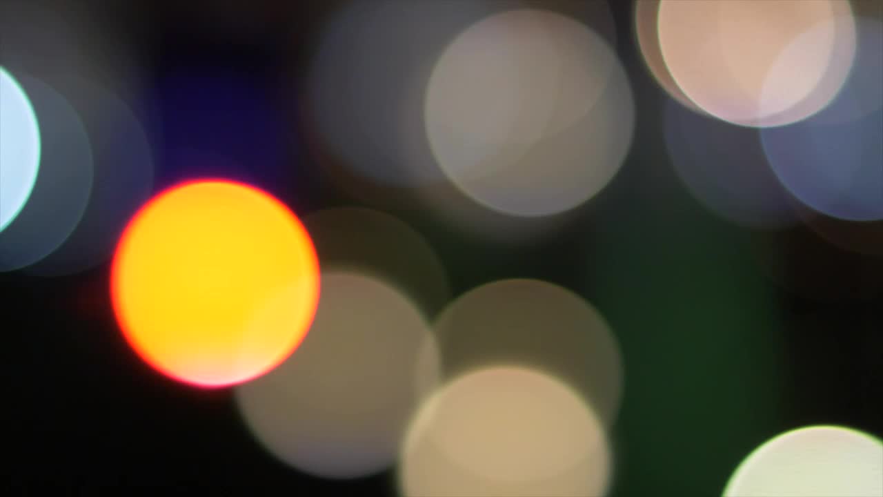Download Video Stock Cars Lights Bokeh During The Night Live Wallpaper For PC