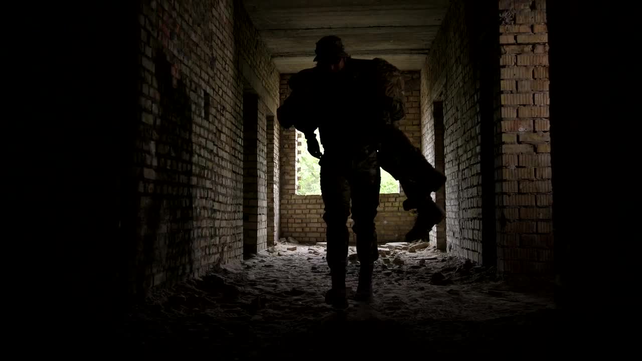 Download Video Stock Carrying A Wounded Soldier Live Wallpaper For PC