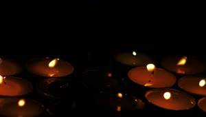 Video Stock Candles Lighting Detail Views Live Wallpaper For PC