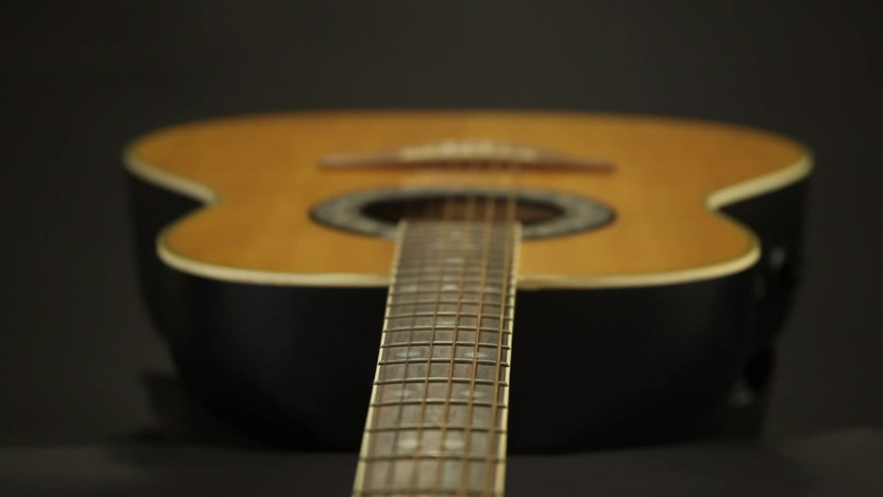 Download Video Stock Camera Zoom Over An Acoustic Guitar Live Wallpaper For PC