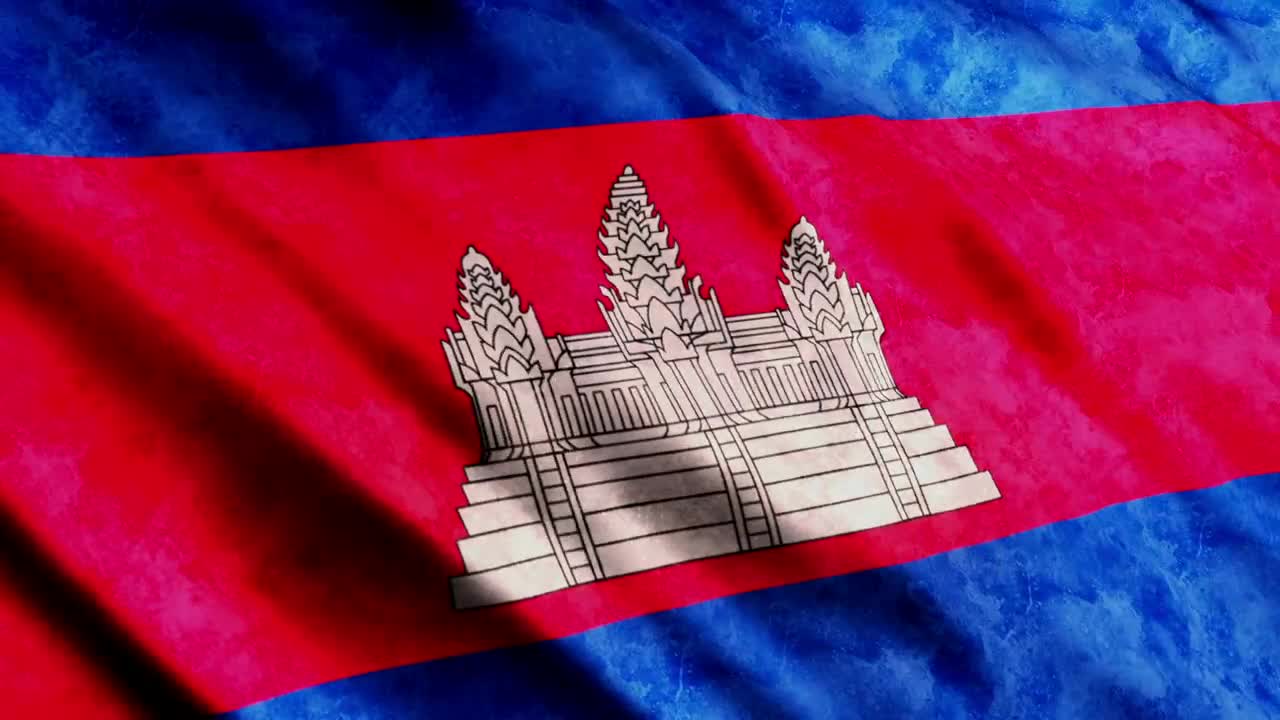 Download Video Stock Cambodia Waving D Faded Flag Live Wallpaper For PC